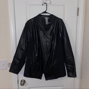 Catherine’s Curvy Faux Leather Jacket 30W